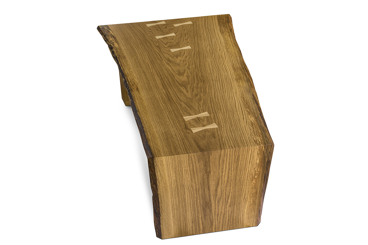 stół - ława drewniana